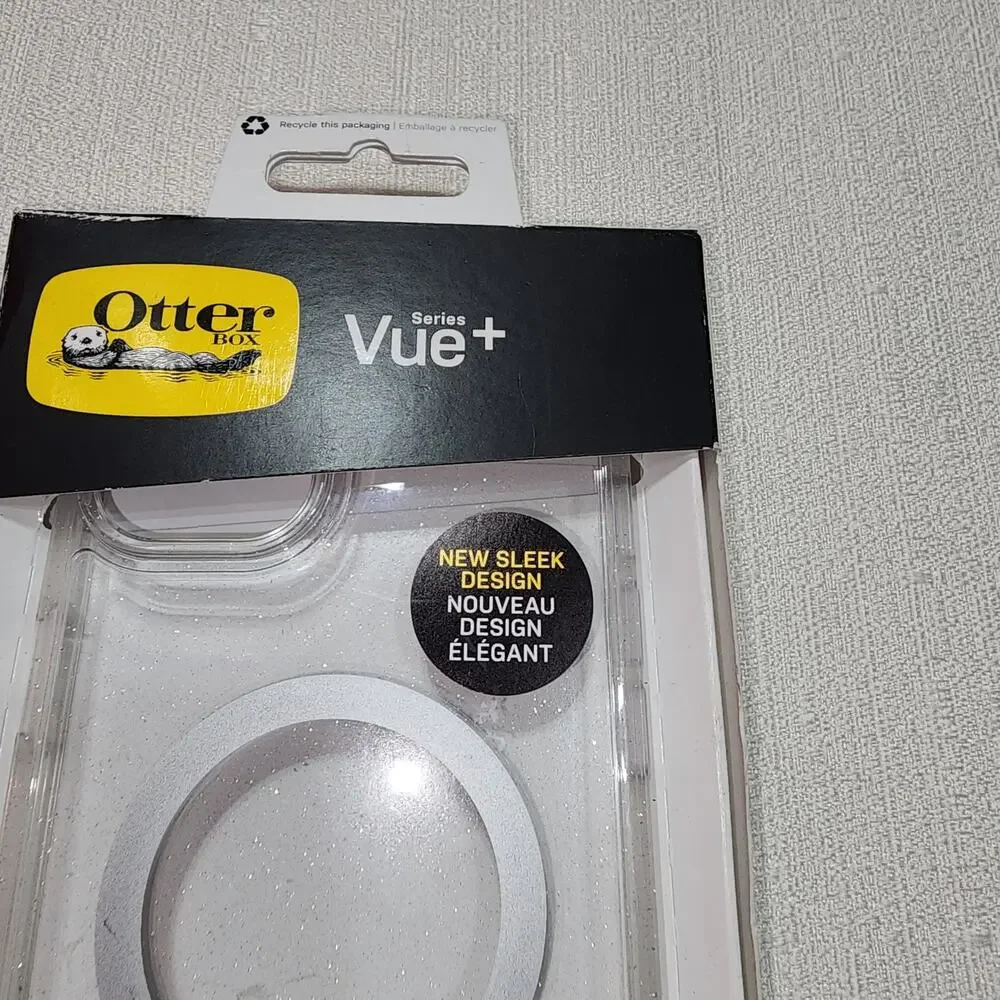Otterbox series Vue plus iPhone 14 plus clear Glitter